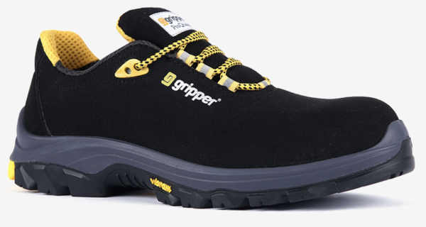 Gripper 55 Safety Shoe S2/S3 Black Mikrofiber Leather Composite Sole ESD
